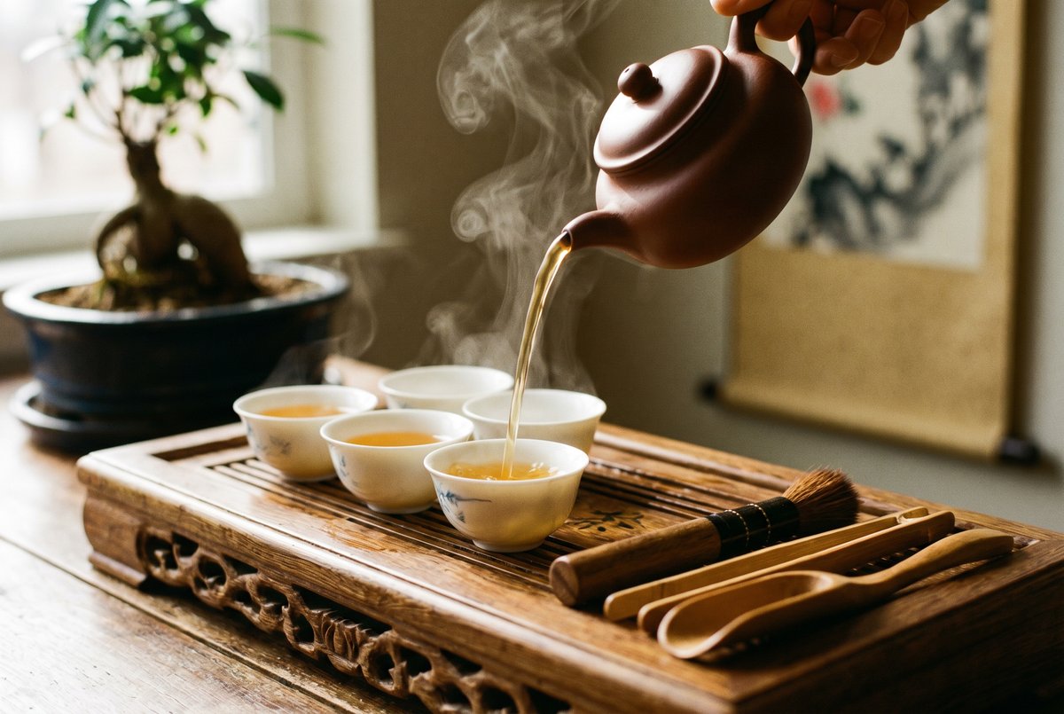 Chinese tea ceremony — moments of quiet togetherness