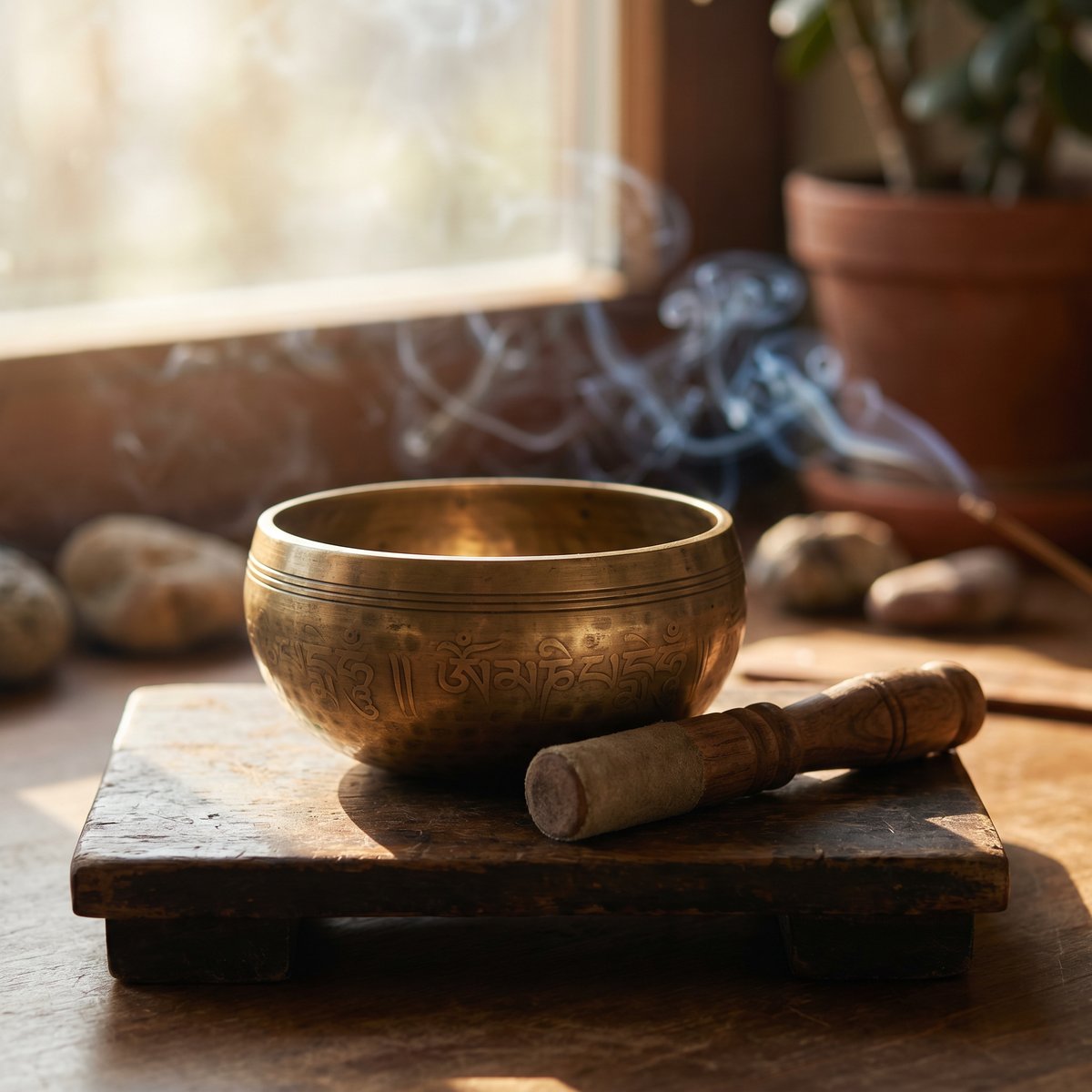 Singing bowl — the sound of stillness
